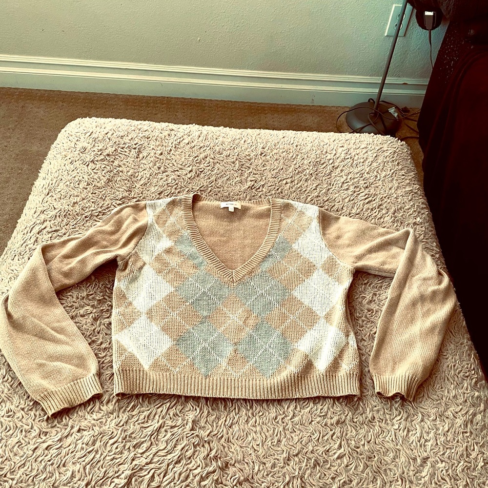 Argyle sweater